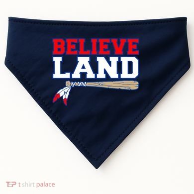 Cleveland Believe Land Baseball Bat USA-Made Doggie Bandana