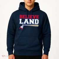 Cleveland Believe Land Baseball Bat Hoodie thumb 2
