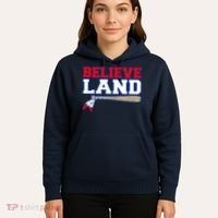 Cleveland Believe Land Baseball Bat Hoodie thumb 5
