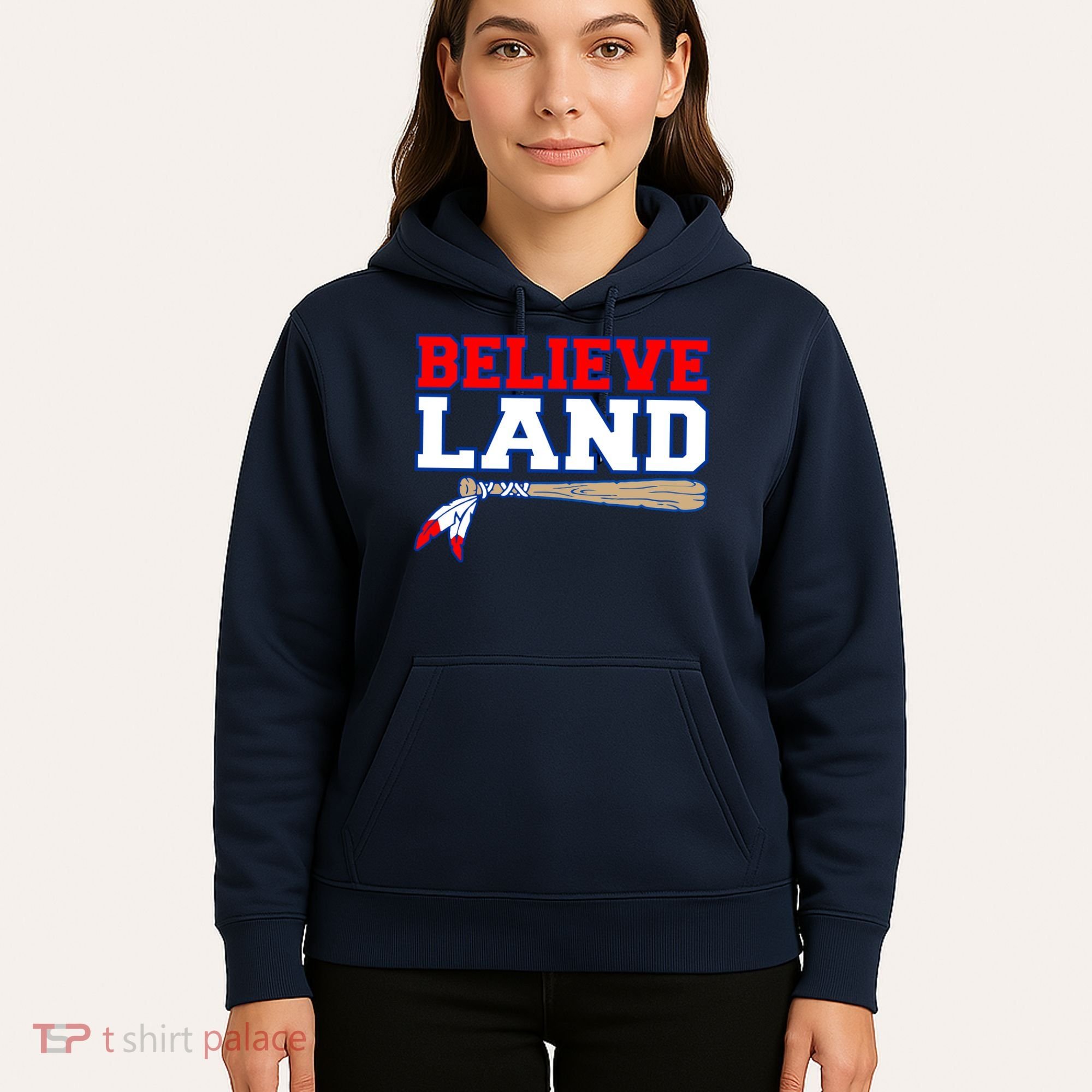 Cleveland Believe Land Baseball Bat Hoodie