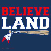 Cleveland Believe Land Baseball Bat Long Sleeve Shirt thumb 2