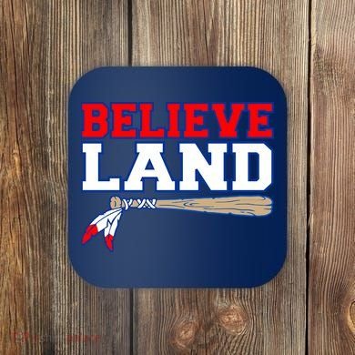 Cleveland Believe Land Baseball Bat Coaster