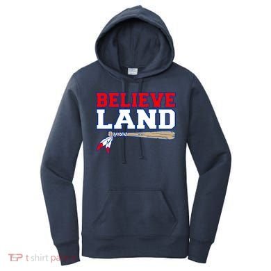 Cleveland Believe Land Baseball Bat Women's Hoodie