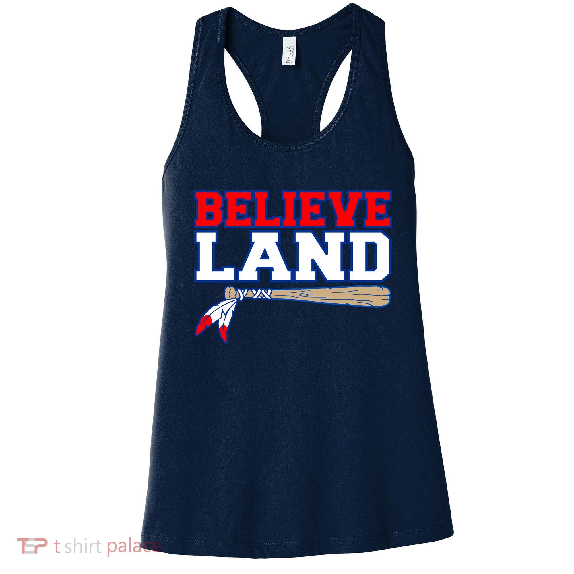 Cleveland Believe Land Baseball Bat Women's Tank Top