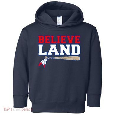 Cleveland Believe Land Baseball Bat Toddler Hoodie