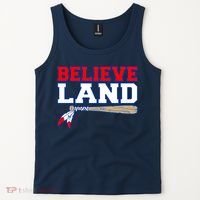 Cleveland Believe Land Baseball Bat Tank Top thumb 2