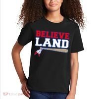 Cleveland Believe Land Baseball Bat Kids T-Shirt thumb 2