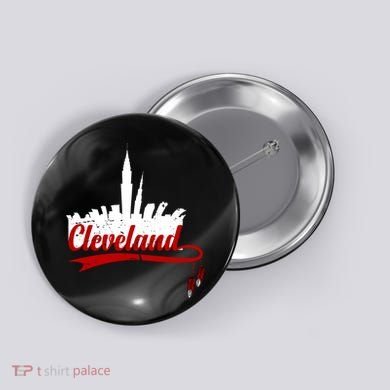 Cleveland City Baseball Fan Button