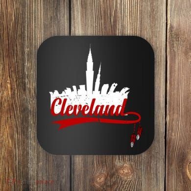 Cleveland City Baseball Fan Coaster