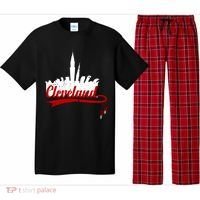 Cleveland City Baseball Fan Pajama Set thumb 0