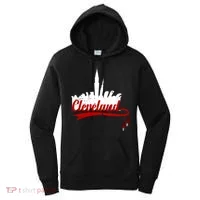 Cleveland City Baseball Fan Women's Hoodie thumb 0