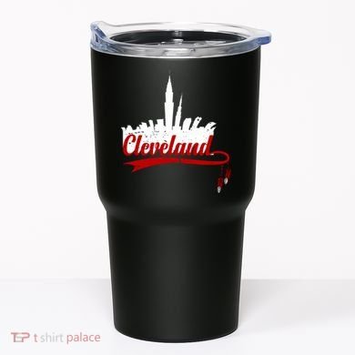 Cleveland City Baseball Fan Tumbler