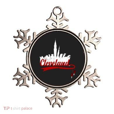 Cleveland City Baseball Fan Ornament