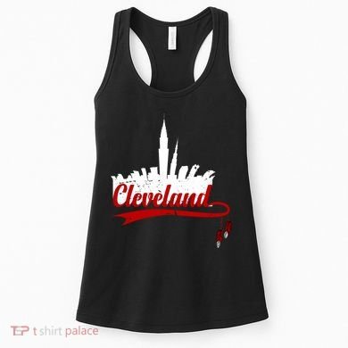 Cleveland City Baseball Fan Women's Tank Top