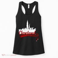 Cleveland City Baseball Fan Women's Tank Top thumb 0