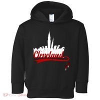 Cleveland City Baseball Fan Toddler Hoodie thumb 0