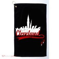 Cleveland City Baseball Fan Golf Towel thumb 0
