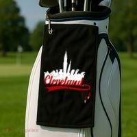Cleveland City Baseball Fan Golf Towel thumb 2