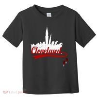 Cleveland City Baseball Fan Toddler T-Shirt thumb 0