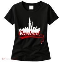 Cleveland City Baseball Fan Women's T-Shirt thumb 0