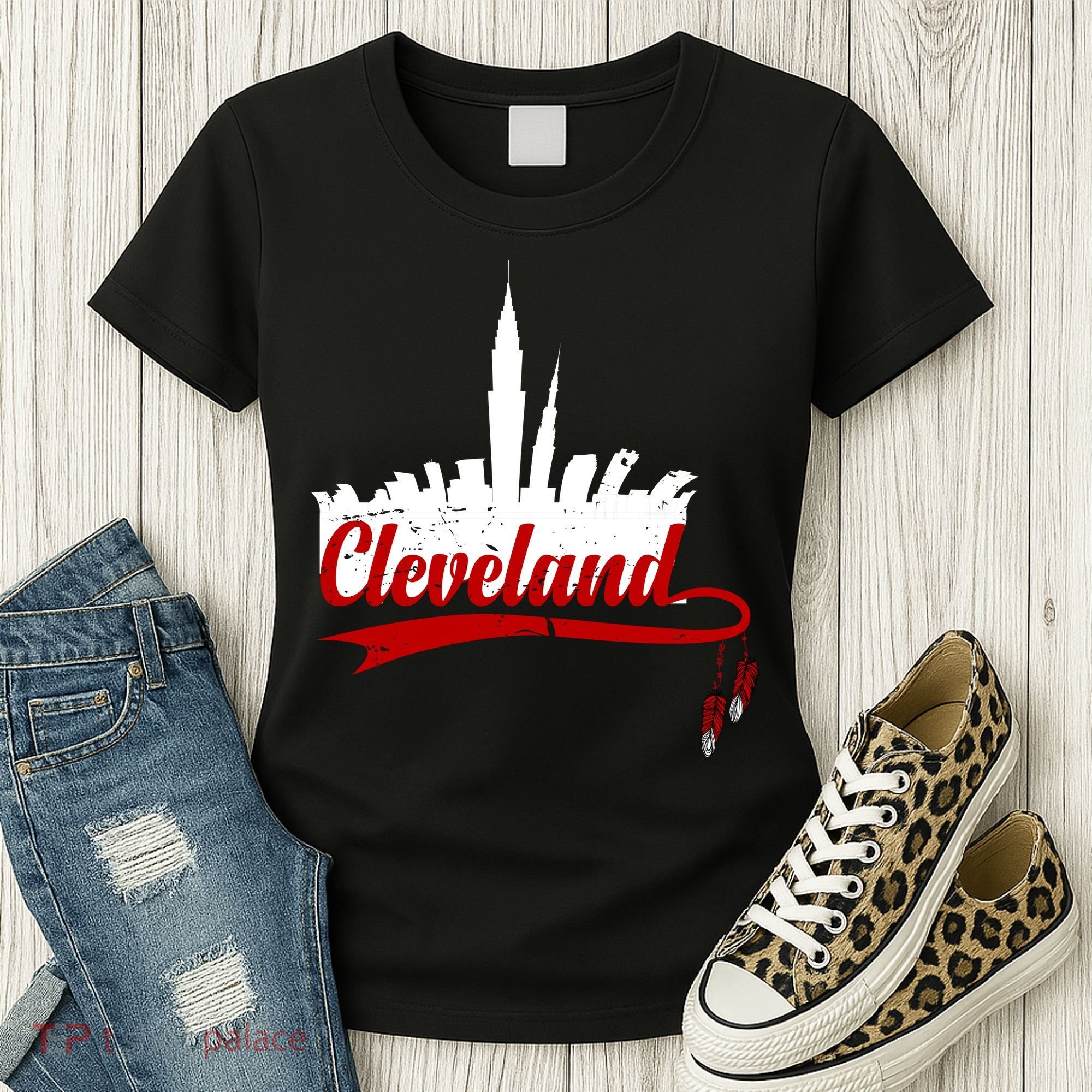 Cleveland City Baseball Fan Women's T-Shirt