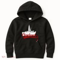 Cleveland City Baseball Fan Kids Hoodie thumb 0