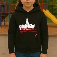 Cleveland City Baseball Fan Kids Hoodie thumb 3