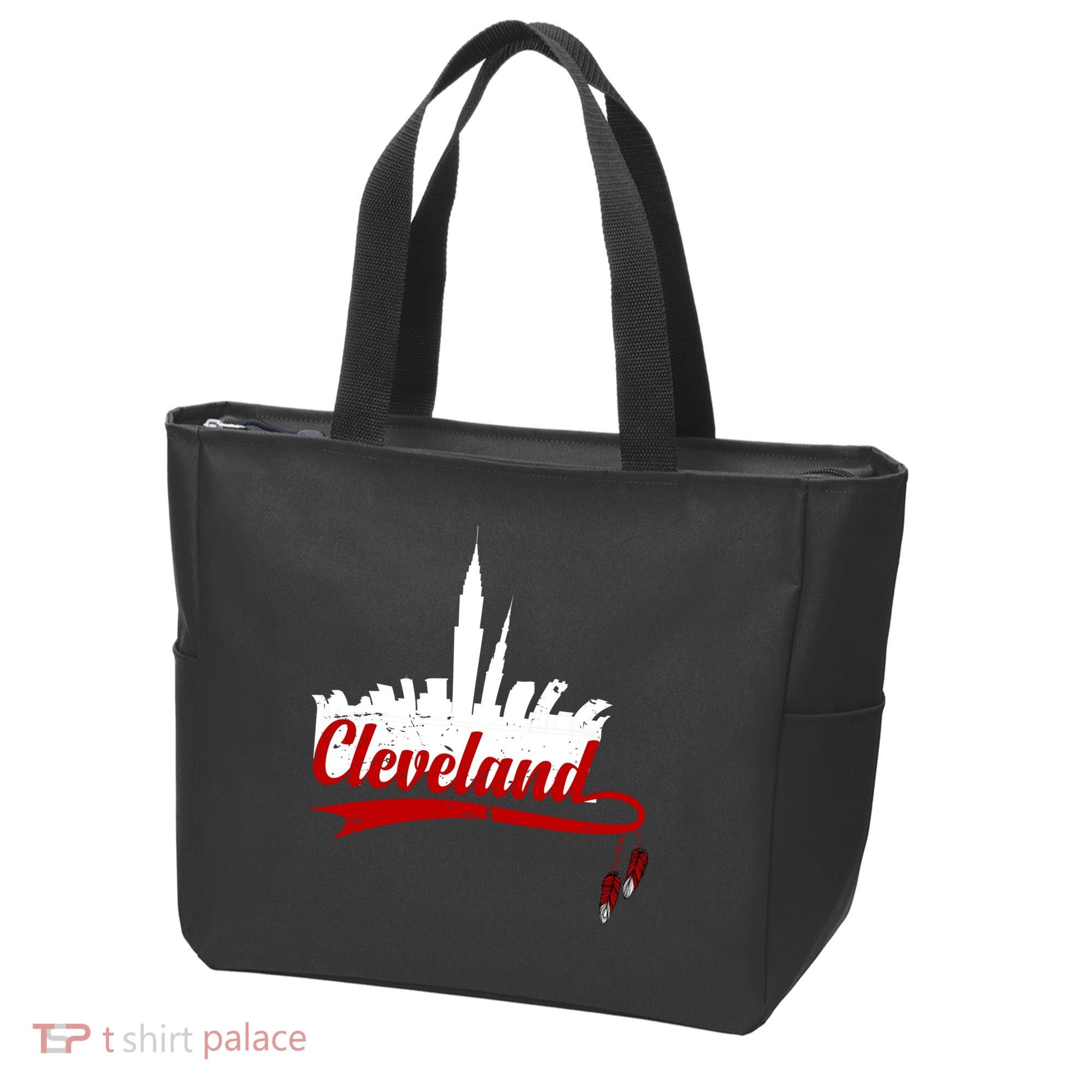 Cleveland City Baseball Fan Tote Bag