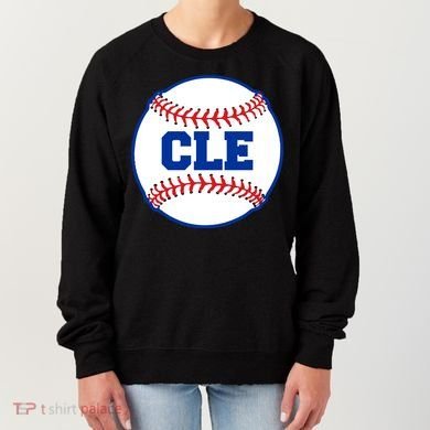 Cleveland CLE Baseball College Letters Women's Sweatshirt