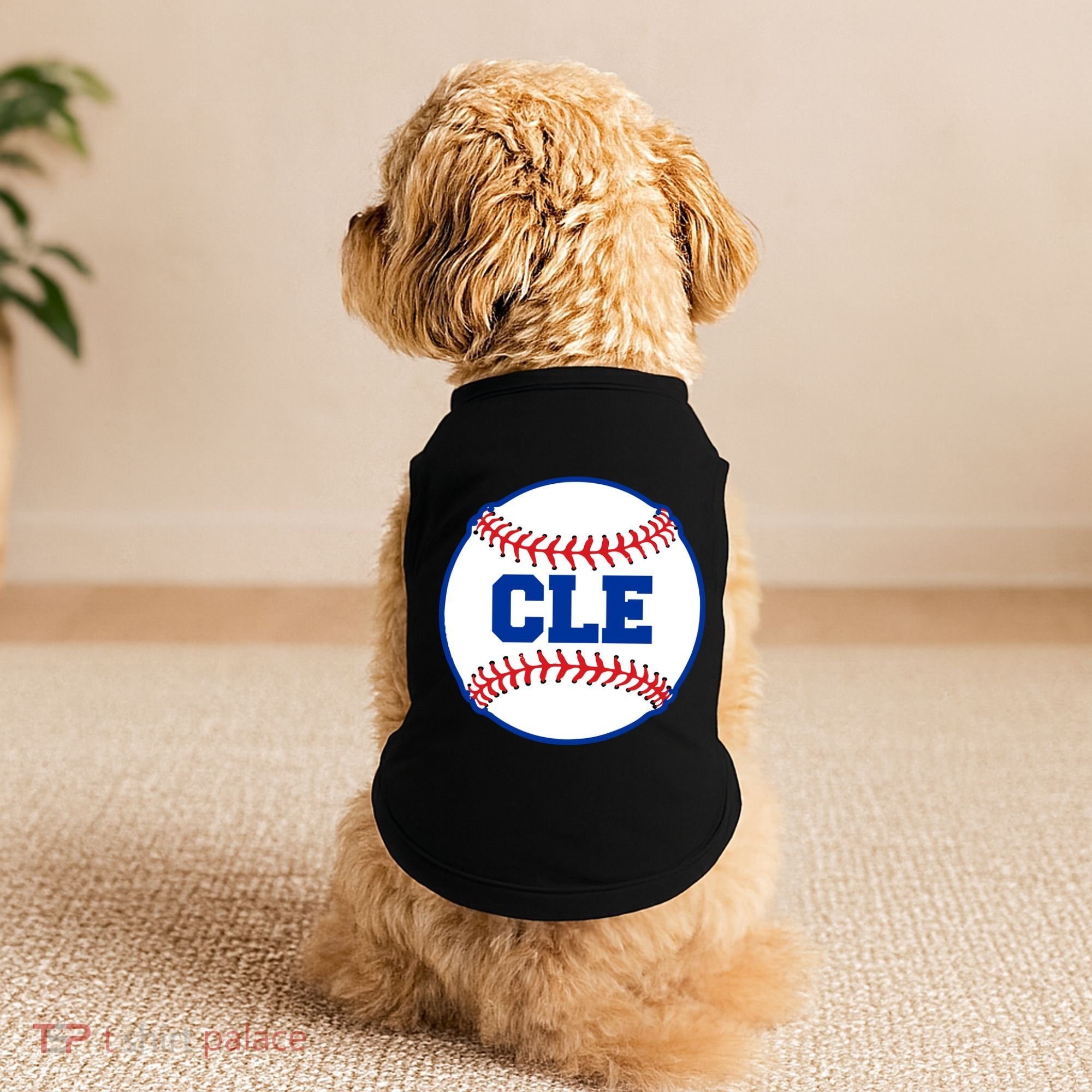 Cleveland CLE Baseball College Letters Doggie Tank
