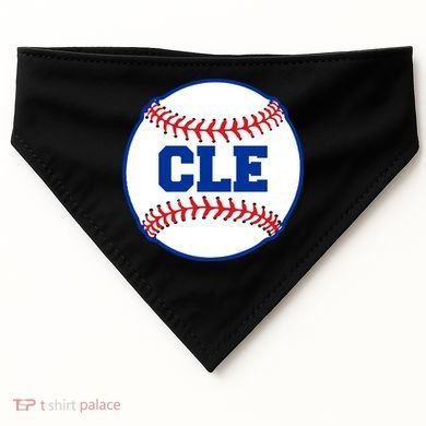Cleveland CLE Baseball College Letters USA-Made Doggie Bandana