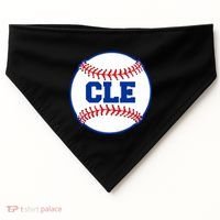 Cleveland CLE Baseball College Letters USA-Made Doggie Bandana thumb 0