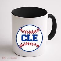 Cleveland CLE Baseball College Letters Coffee Mug thumb 1