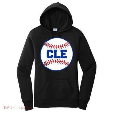 Cleveland CLE Baseball College Letters Women's Hoodie