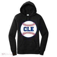 Cleveland CLE Baseball College Letters Women's Hoodie thumb 0