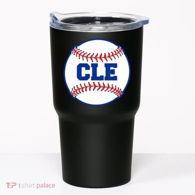 Cleveland CLE Baseball College Letters Tumbler