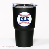 Cleveland CLE Baseball College Letters Tumbler thumb 0