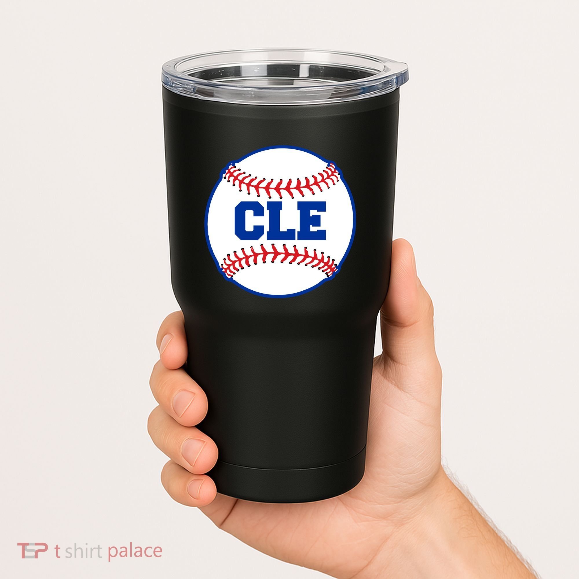 Cleveland CLE Baseball College Letters Tumbler