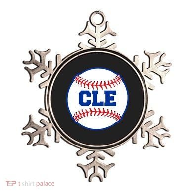 Cleveland CLE Baseball College Letters Ornament