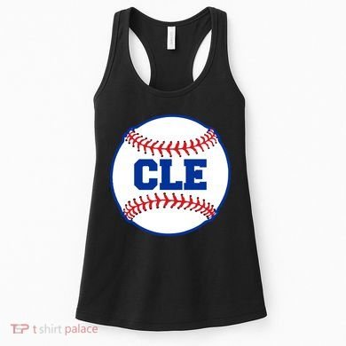 Cleveland CLE Baseball College Letters Women's Tank Top