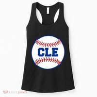 Cleveland CLE Baseball College Letters Women's Tank Top thumb 0