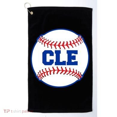 Cleveland CLE Baseball College Letters Golf Towel