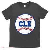 Cleveland CLE Baseball College Letters T-Shirt thumb 0