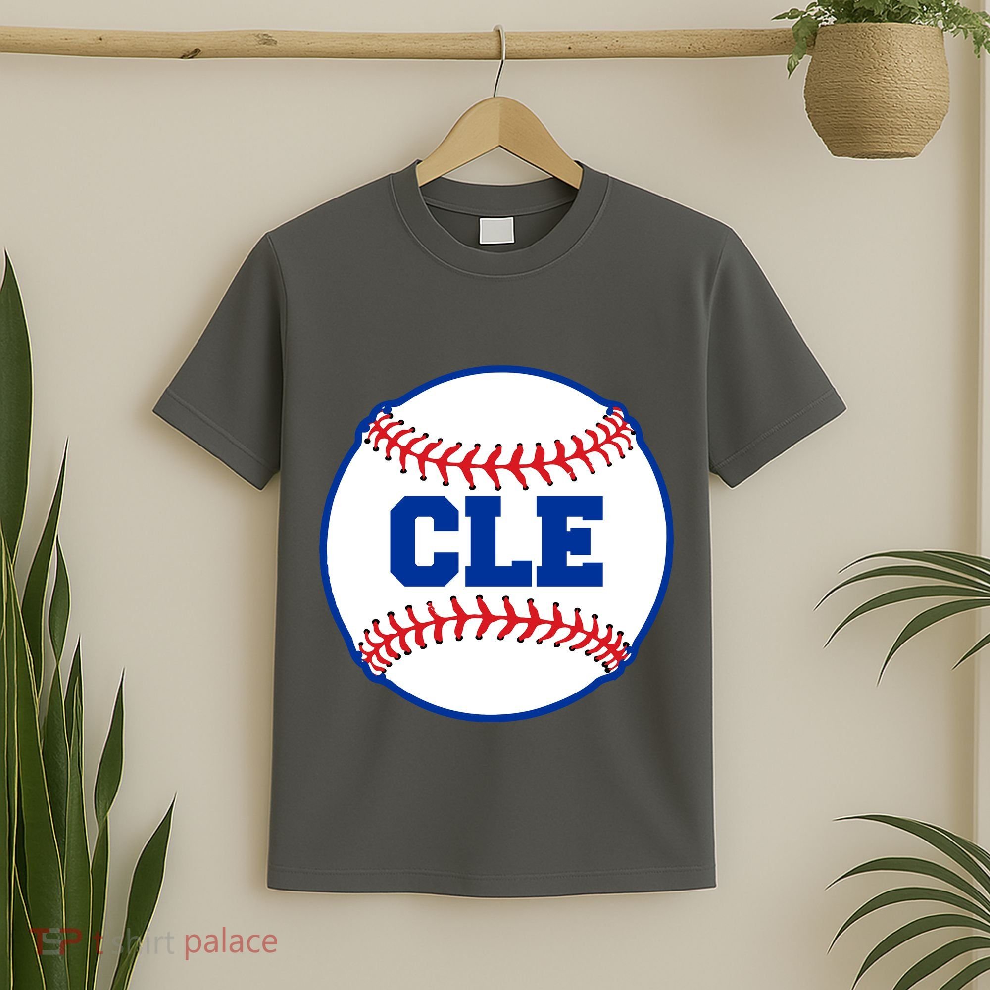 Cleveland CLE Baseball College Letters T-Shirt