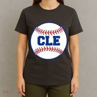 Cleveland CLE Baseball College Letters T-Shirt thumb 4