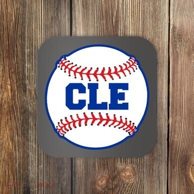 Cleveland CLE Baseball College Letters Coaster