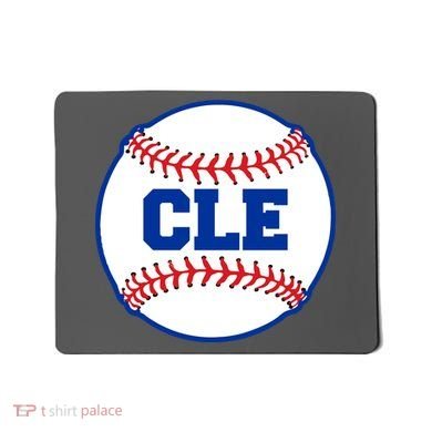 Cleveland CLE Baseball College Letters Mousepad