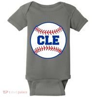 Cleveland CLE Baseball College Letters Baby Bodysuit thumb 0