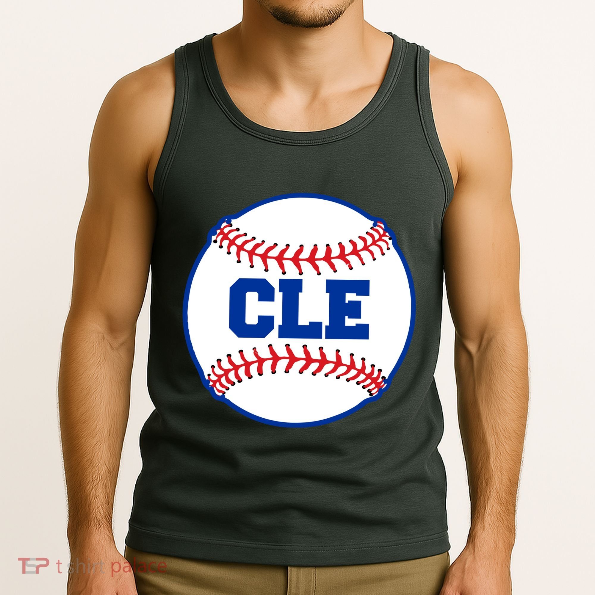 Cleveland CLE Baseball College Letters Tank Top