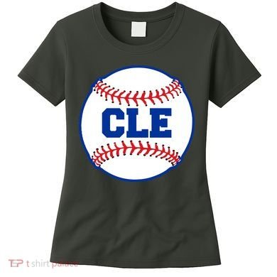 Cleveland CLE Baseball College Letters Women's T-Shirt